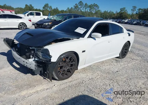 2018 Dodge Charger R/T Scat Pack Rwd z USA, uszkodzony, nr VIN 2C3CDXGJ4JH323154